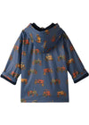 Boys Tractor Print Waterproof Rain Jacket