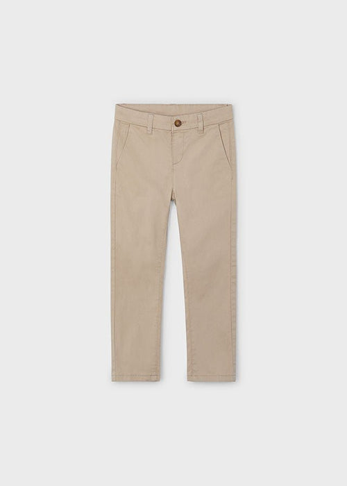 Boys Twill Basic Chino Trousers Beige (mayoral) - CottonKids.ie - 2 year - 3 year - 4 year
