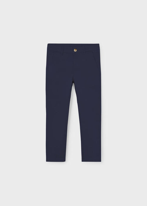 Boys Twill Basic Trousers - Navy Blue