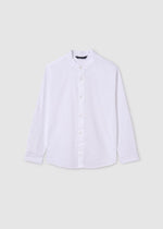 Boys White Collarless Cotton Shirt Mayoral ( Match - A/B )