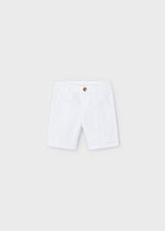 Boys White Cotton Chino Shorts (mayoral) - CottonKids.ie - Dress - 2 year - 3 year - 4 year