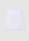 Boys' White Long Sleeved Mao Collar Shirt (Mayoral)