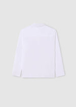 Boys' White Long Sleeved Mao Collar Shirt (Mayoral)