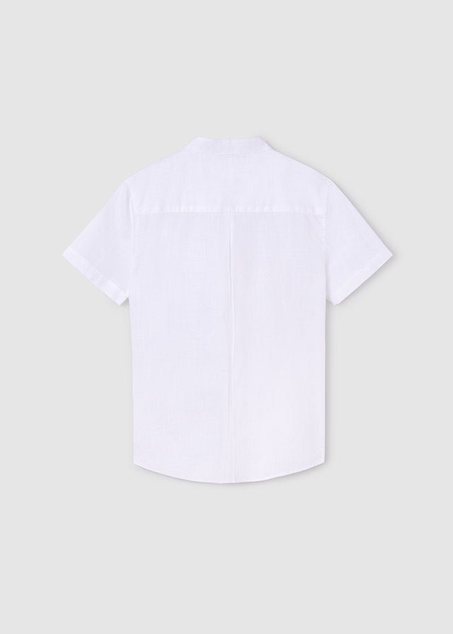 Boys' White Mao Collar Shirt (Mayoral)