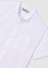 Boys' White Mao Collar Shirt (Mayoral)