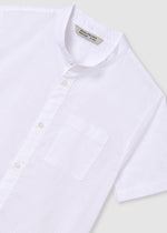 Boys' White Mao Collar Shirt (Mayoral)