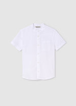 Boys' White Mao Collar Shirt (Mayoral)