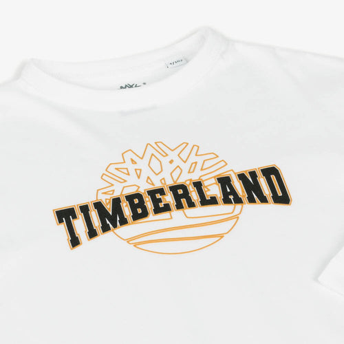 Boys White Organic Cotton Top (Timberland)