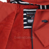 Brick Red Waterproof Fleece - Lined Raincoat
