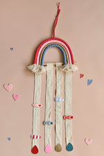 Bright Rainbow Drops Clip Hanger