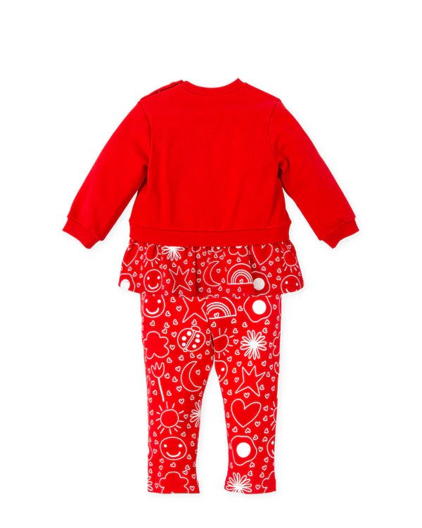 Bright Red Smile & Stars Two - Piece Set (Agatha Ruiz de la Prada)