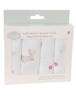 Bunnies Baby Washcloths – 4 Pack (25 x 25 cm)