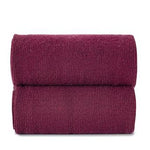 BURGUNDY Plain Stitch Basic Tights (A/W)
