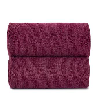 BURGUNDY Plain Stitch Basic Tights (A/W)