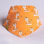 Cheeky tigers organic cotton DribbleBoo bandana bib