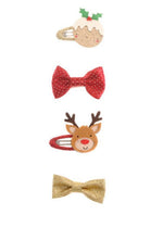 Christmas Hairclip Set – Festive 4 - Pack