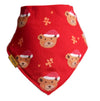 Christmas Teddies DribbleBoo Bandana Bib