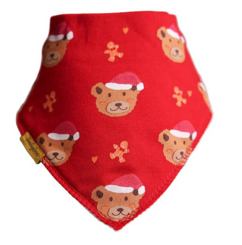 Christmas Teddies DribbleBoo Bandana Bib