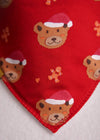 Christmas Teddies DribbleBoo Bandana Bib