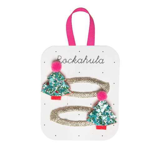 Christmas Tree Glitter Clips (Rockahula)