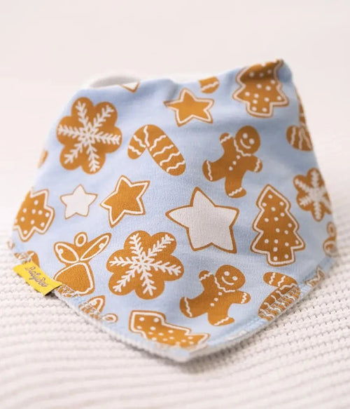 Cookie Time Organic Cotton Bandana Bib