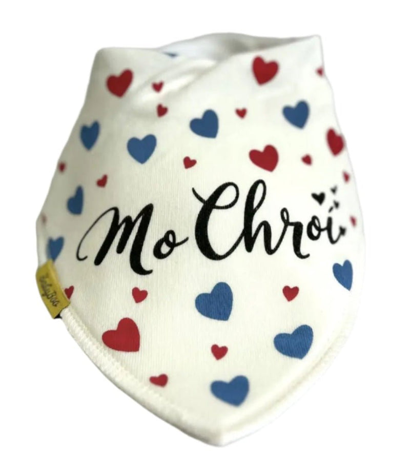 Cream Mo Chroí Organic Cotton DribbleBoo Bandana Bib