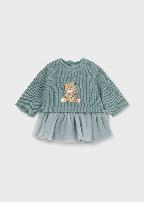 Cute Baby Girl Blue Tulle Dress (Mayoral)