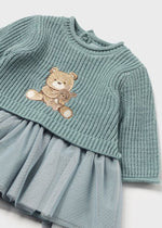 Cute Baby Girl Blue Tulle Dress (Mayoral)