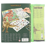 Dino World Colouring Book with Colouring Pencils