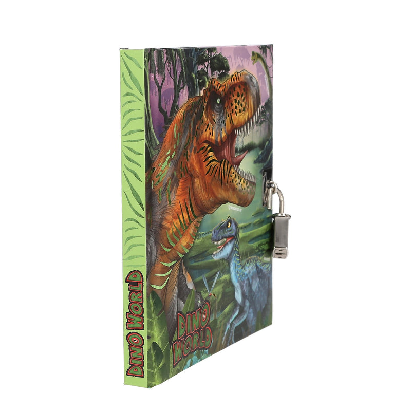 Dino World Diary With Padlock