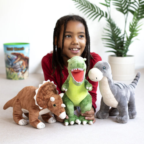 Dino World Plush Triceratops