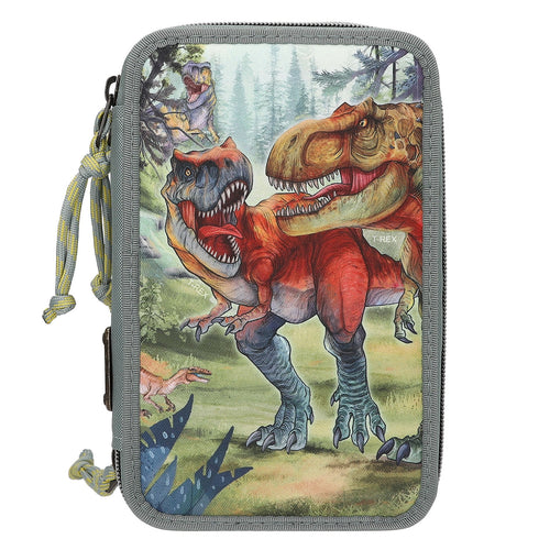 Dino World Triple Pencil Case BITE