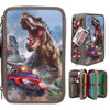 Dino World Triple Pencil Case NEW WORLD