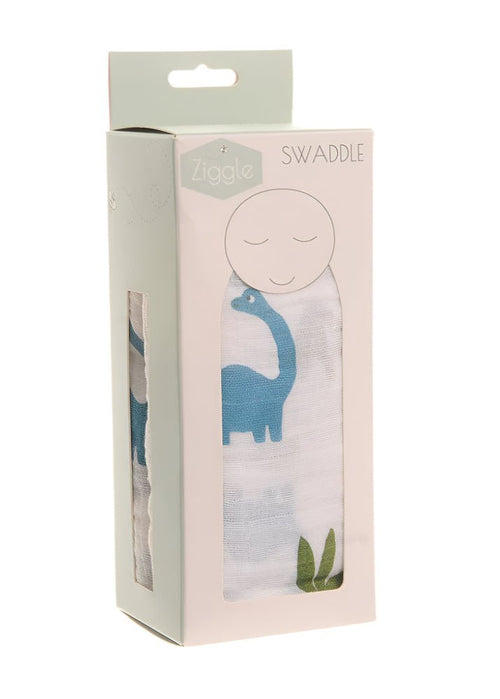 Dinosaur Friends Baby Swaddle Blanket - (120 x 120 cm)