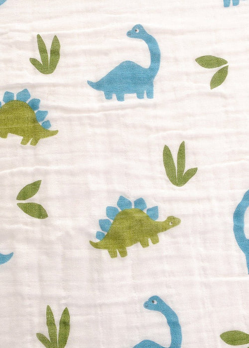 Dinosaur Friends Baby Swaddle Blanket - (120 x 120 cm)