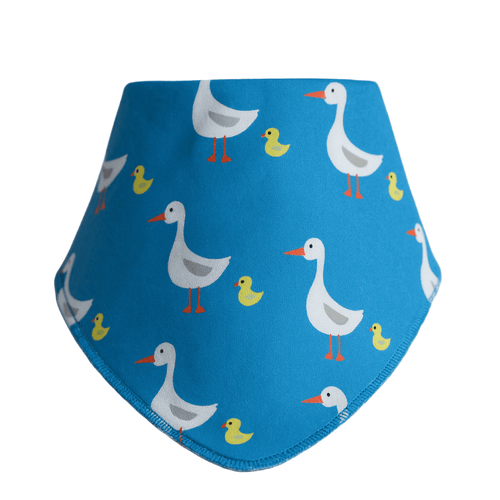 Duckie Walks Organic Cotton DribbleBoo Bandana Bib