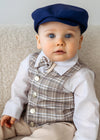 Elegant Baby Boy Christening Suit Set Navy (Finn)