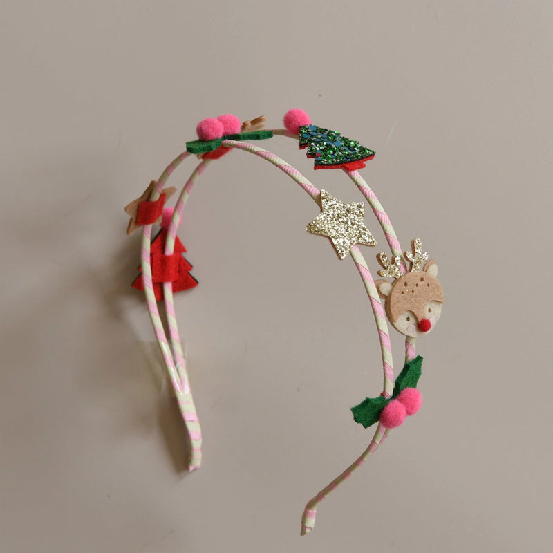 Festive Christmas Double Headband (Rockahula)