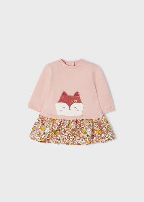 Fleece Fox Dress Baby Girl