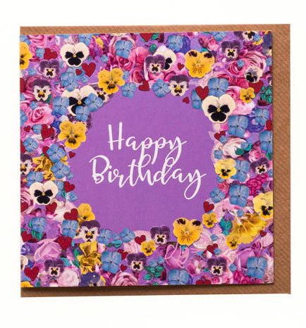 Flower Birthday Card