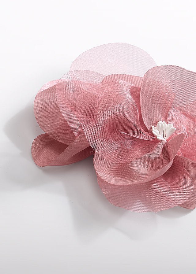 Flower Hair Clip in Grapefruit