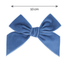 FRENCH BLUE Velvet Bow Hair Clip