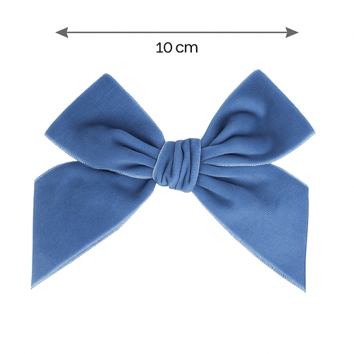 FRENCH BLUE Velvet Bow Hair Clip