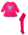 Fuchsia Heart & Ruffles Dress Set (Agatha Ruiz de la Prada)