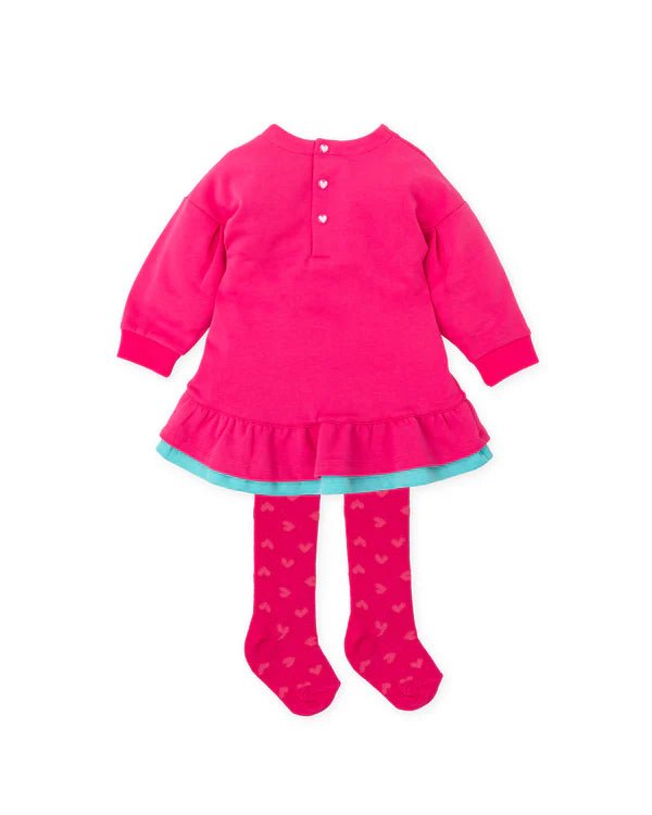 Fuchsia Heart & Ruffles Dress Set (Agatha Ruiz de la Prada)