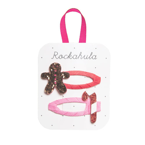 Gingerbread And Candy Cane Clips (Rockahula)