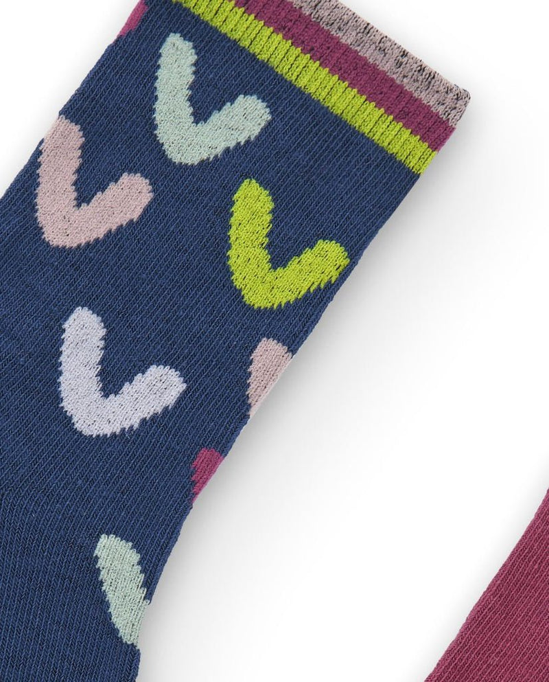 Girls' 2 - Pack Patterned Socks Set (Tuc Tuc)