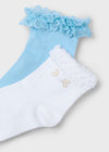 Girls 2 - Pack Ruffled Socks Set