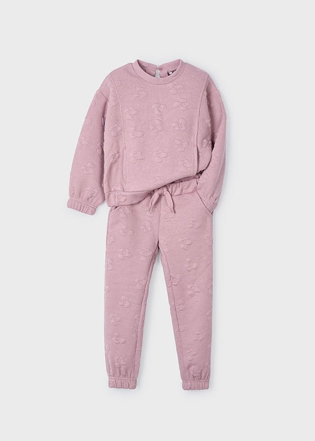 Girls' 2 - Piece Tracksuit with Textured Sweatshirt (Mayoral)