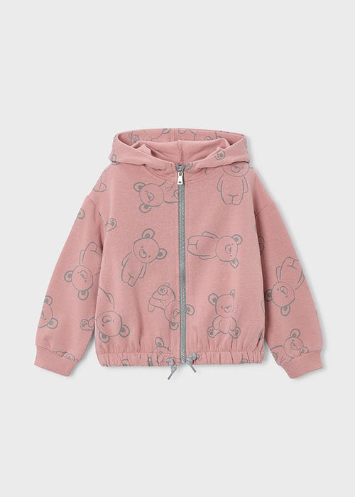 Girls 3 - Piece Tracksuit with Bear Print